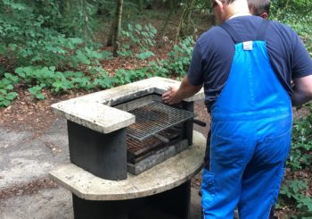 Neuer Grillplatz an der Schützenhalle