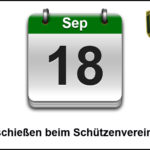 Pokalschießen beim Schützenverein Gaue.